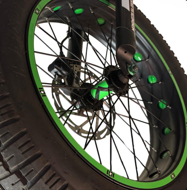 101 rim and hub colored sticker kit