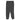 Dark gray sweatpants with a logo on a white background