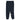 Black sweatpants with a small logo on a white background