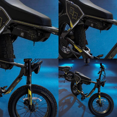 Collage of 101  bikes with custom graphics kits. 