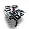 101 Seaside and Cardiff eBike team graphics kit. Black stickers with white 101 Bike logo.