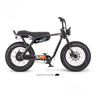 Black 101  level 2 electric bike with orange accents on a white background